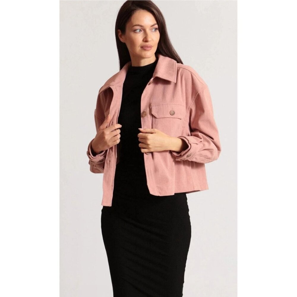 Avec Les Filles x Anthropologie Relaxed Corduroy Shacket Medium 23320